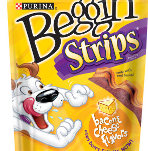 Purina Beggin' Strips Dog Snack, Bacon and Cheese Flavors