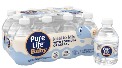 Pure Life Baby Purified Water, Plastic Bottles