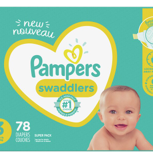 Pampers Swaddlers Diapers, Size 3, 16-28lb