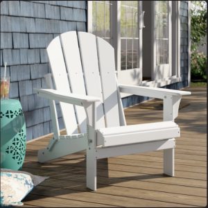 Shawnna Weather-Resistant Foldable Outdoor Adirondack Chair - Image 2