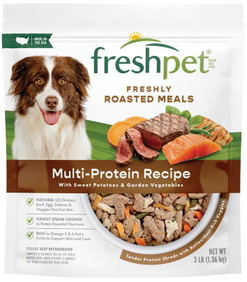 Freshpet Select Multi-Protein Complete Meal Refrigerated Dog Food, Chicken, Beef, Egg & Salmon Recipe