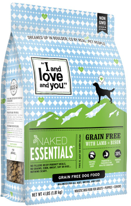 I & Love & You Dog Food Naked Essentials, Lamb + Bison